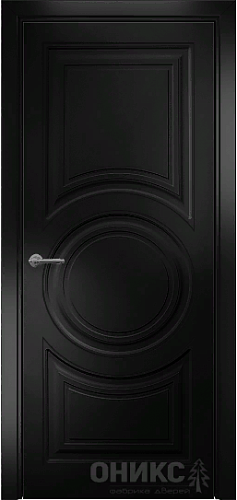 Дверь Оникс Софья эмаль черная, глухая