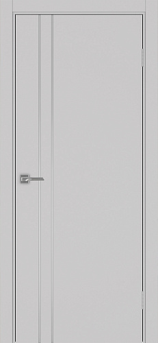 Дверь Эко 205 пепельный молдинг SC, кромка ABS, глухая