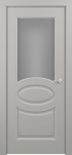 Дверь Z Provans Т2 эмаль серая patina Silver, сатинат