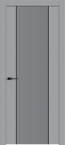 Дверь Лайн3М серая, глухая