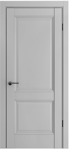 Дверь L-78 серебристо-серый, глухая