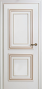 Недавно просмотренные - Дверь М L-91 эмаль White base patina gold, глухая
