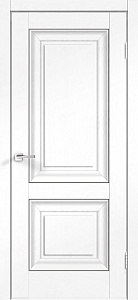 Недавно просмотренные - Дверь VellDoris экошпон Neoclassico Alto 7 ясень белый, глухая, молдинг грей