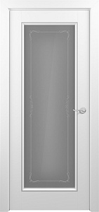 Недавно просмотренные - Дверь Z Neapol Т1 decor эмаль White patina Silver, сатинат