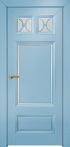 Недавно просмотренные - Дверь Оникс Шанель 2 фрезерованная эмаль голубая, сатинато с решеткой