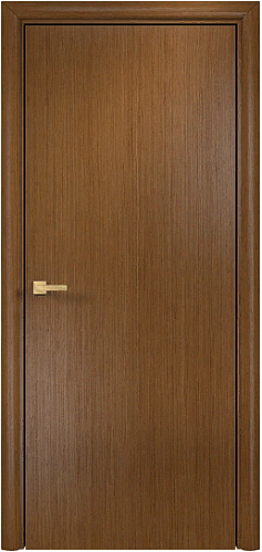 Дверь Оникс Гладкая орех, глухая