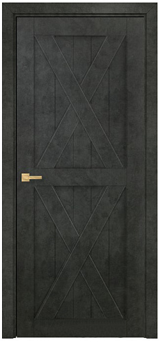 Дверь Оникс Лофт №4 бетон темный, глухая