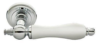 Межкомнатная ручка Morelli MH42 Classic, хром/белый