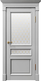 Недавно просмотренные - Дверь ДР Римини экошпон 80003 серена светло-серый, сатинато белое золото