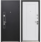 Входная дверь Матадор MXT-14  титан/панель белая матовая