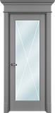Дверь ТанХС эмаль серая, сатинат