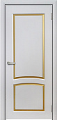 Схожие товары - Дверь Берест массив сосны Венеция-1 эмаль белая  патина золото, глухая