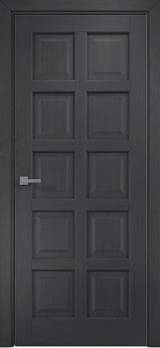 Дверь Оникс Вена 2 дуб графит, глухая