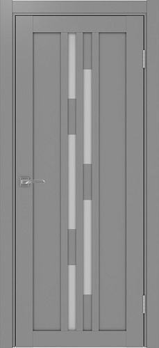 Дверь Эко 551.121 серый, сатинат