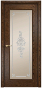 Недавно просмотренные - Дверь Оникс Италия 1 орех тангентальный, сатинат бронза контурный витраж №3