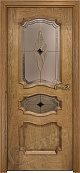 Схожие товары - Дверь Оникс Барселона дуб золотистый, стекло "Витраж Бевелс"