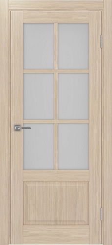 Дверь Эко 641.2221 ОФ3 дуб беленый, сатинат