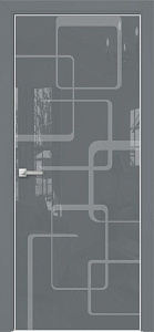 Недавно просмотренные - Дверь Оникс Арт, лакобель серый RAL 7040, пескоструй №8