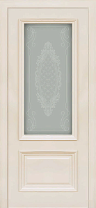 Недавно просмотренные - Дверь ДР Prestige Неаполь 1 шпон слоновая кость Ral 9001, стекло Тоскания