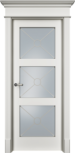 Дверь Тан33ХОс эмаль RAL 9010, сатинат