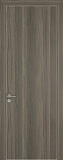 Дверь Z K7 toppan дуб темный, ALU кромка хром, глухая