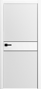 Недавно просмотренные - Дверь Фортуна-2 эмаль белая, молдинг черный, глухая