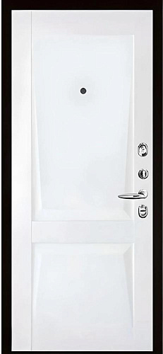 Панель внутренняя 16 мм Перфекто ДГ101, белый бархат, ПВХ