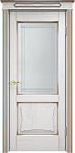 Схожие товары - Дверь ПМЦ массив дуба Д6 белый грунт с патиной орех, стекло 6-7