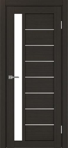 Дверь Эко 554.21 АПП венге молдинг SC, lacobel белый