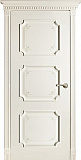 Дверь Оникс Валенсия эмаль белая с росписью, глухая