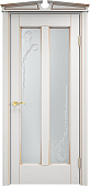 Схожие товары - Дверь Итальянская Легенда массив ольхи ОЛ102 белый грунт с патиной золото, стекло 102-2