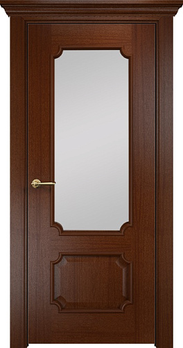 Дверь Оникс Палермо красное дерево, сатинат