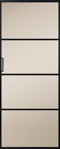 Перегородка Alum №4 черный, сатинат бронза