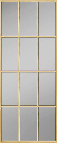 Перегородка Alum №10 золото, сатинат графит