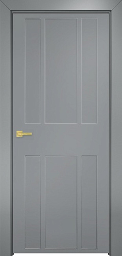 Дверь Оникс Оксфорд 2 фрезерованная эмаль RAL 7040, глухая