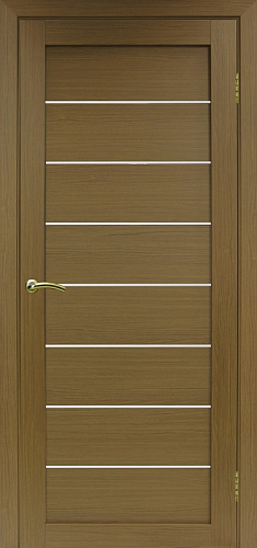 Дверь Эко 508.12 орех, lacobel белый