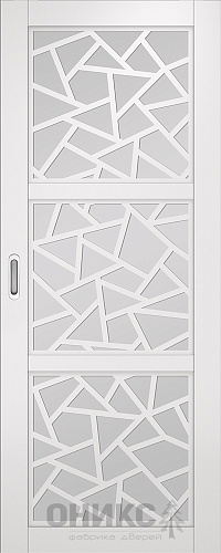 Перегородка Оникс №2 эмаль белая, Р-№7, сатинат белый