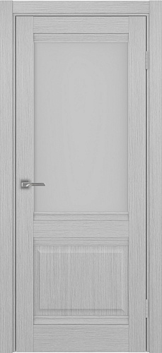 Дверь Эко 602.21U ОФ3 дуб серый, сатинат