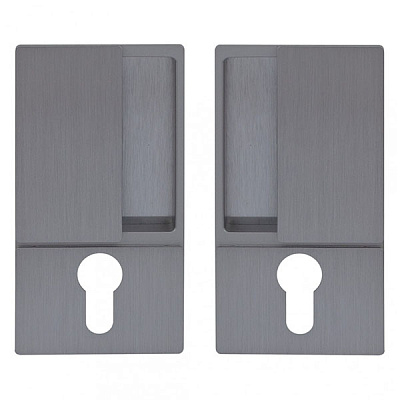 Ручка B30003.01.32 WAVE под цилиндр для раздвижных дверей, хром матовый