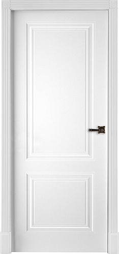 Дверь ДР Finezza Богемия эмаль белая, глухая