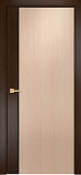 Дверь Оникс Дуо венге/беленый дуб, триплекс черный