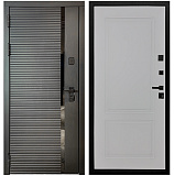 Входная дверь Матадор MXМ-6 антрацит софт/панель Лайн-2, силк маус