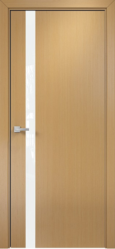 Дверь Оникс Верона 1 анегри, триплекс белый