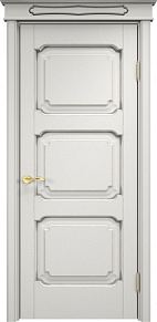 Недавно просмотренные - Дверь ПМЦ массив ольхи ОЛ7.3 белый грунт с патиной серебро, глухая