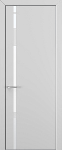 Недавно просмотренные - Дверь Z K1 полипропилен серый, ALU кромка хром, лакобель white pure, глухая