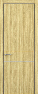 Недавно просмотренные - Дверь Z K16 toppan дуб натуральный, ALU кромка хром, молдинг серебро, глухая