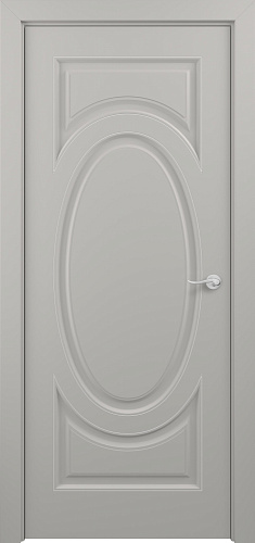 Дверь Z Luvr Т2 эмаль серая patina Silver, глухая
