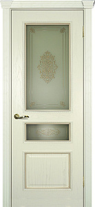 Недавно просмотренные - Дверь Текона шпон Фрейм 03 ясень бисквит патина карамель, витраж №2 золото сатинат белый