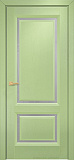 Дверь Оникс Бристоль эмаль фисташковая по шпону ясеня