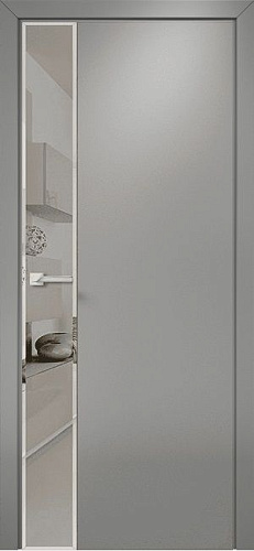 Дверь Оникс Сеул эмаль RAL 7036, глухая